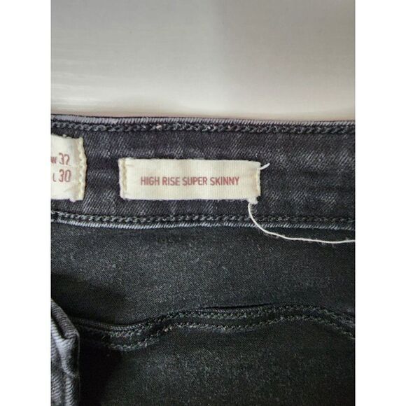Hollister Black High Rise Skinny Distressed Jeans Size 15R - Picture 10 of 10